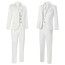 Moon Knight Costume - All White Tuxedo Suit Moon Mask Set Moon Knight Cosplay