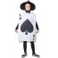 The Playing Cards Spades From Alice in Wonderland Cosplay Costume