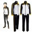 Re:Zero Subaru Natsuki Costume - Black and White Tracksuit Subaru Natsuki Cosplay