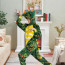 Kids Green Triceratops Costume - Onesie Jumpsuit Green Triceratops Cosplay