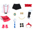 Love Live Superstar Umi Sonoda Costume - Red White Shirt Skirt Full Set Umi Sonoda Cosplay