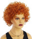Ice Spice Wig - Orange Curly Ginger Afro Wig Ice Spice Cosplay Costume