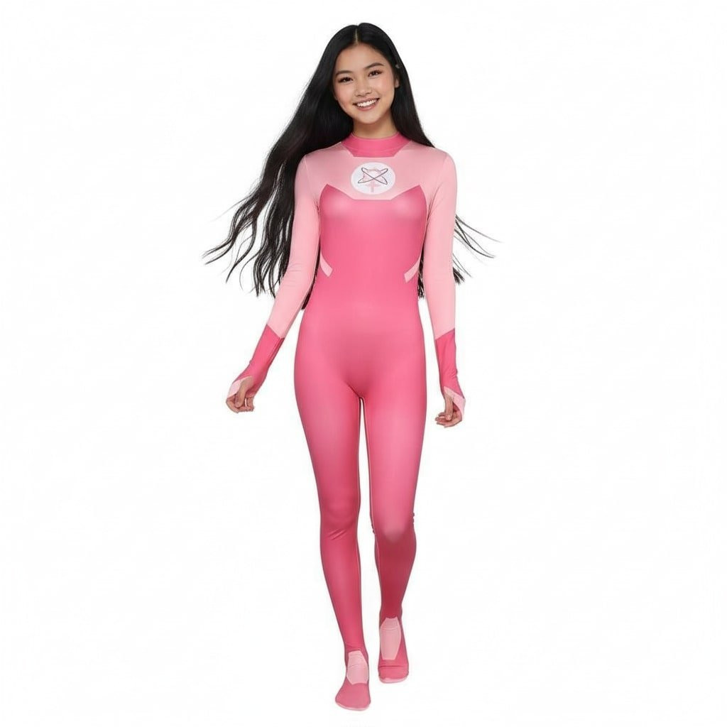 Invincibles Atom Eve Costume - Pink Bodysuit Atom Eve Cosplay