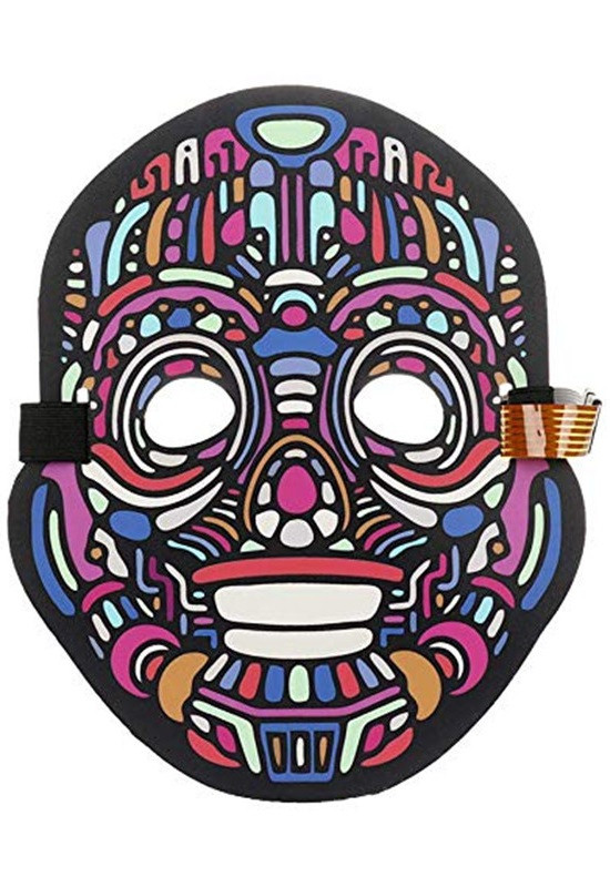 Outline Y Robot LED Mask
