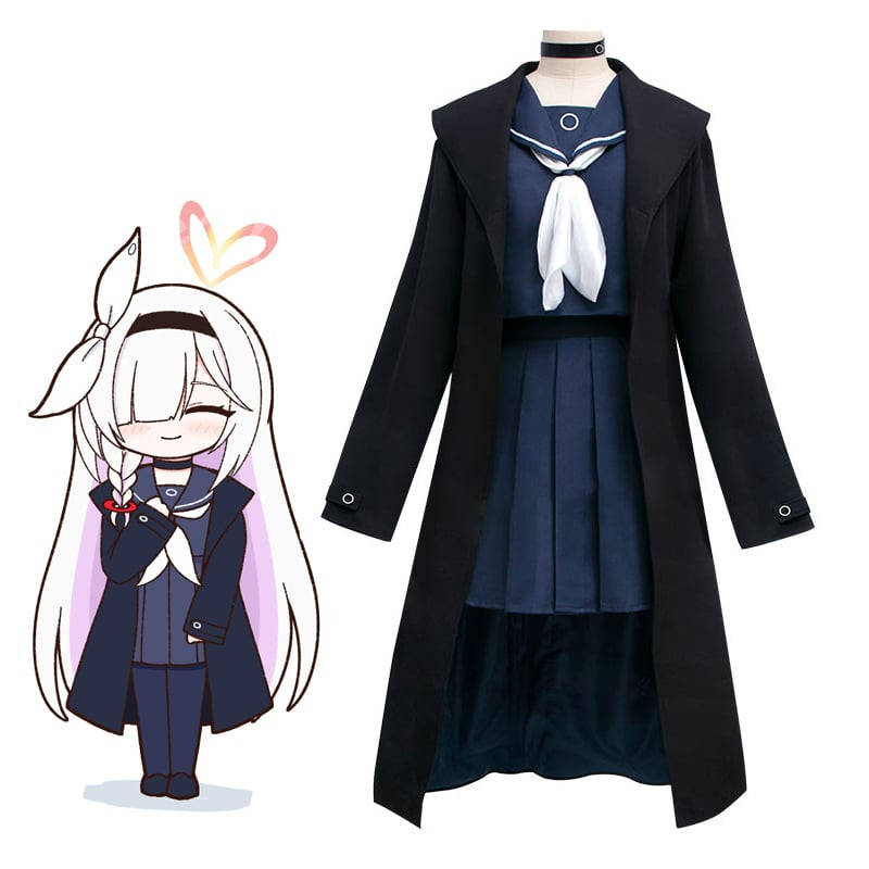 Blue Archive Plana Costume - Uniform Coat Set Plana Cosplay