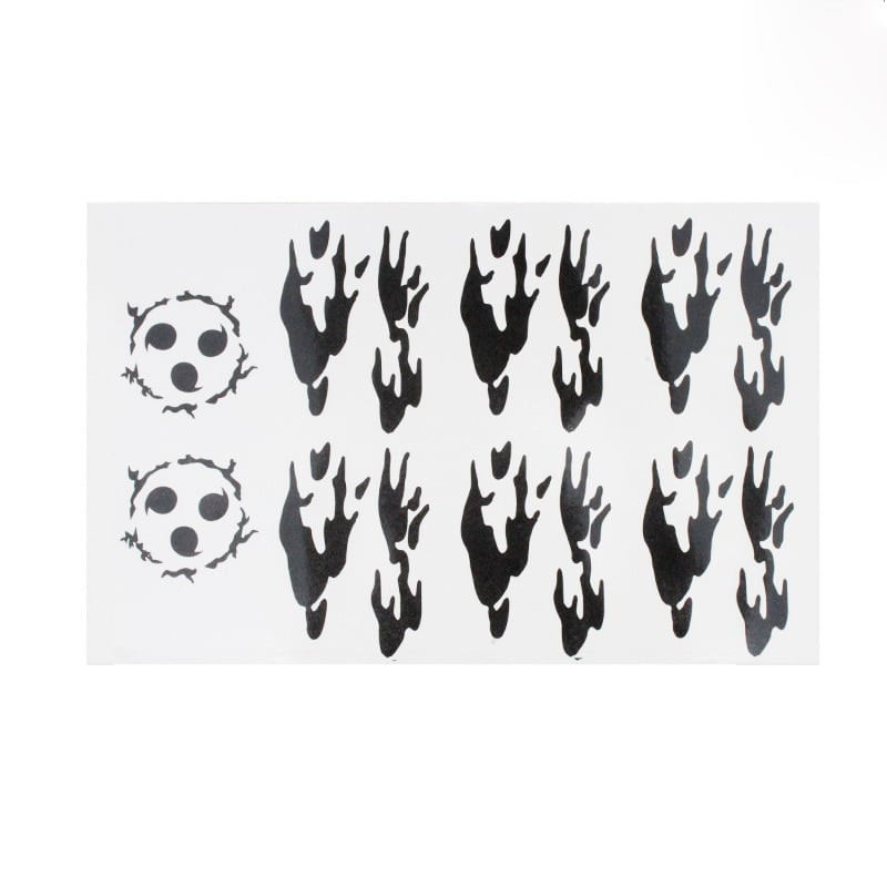 Sasuke Uchiha Cursed Seal Tattoo Sticker From Naruto Cosplay Prop