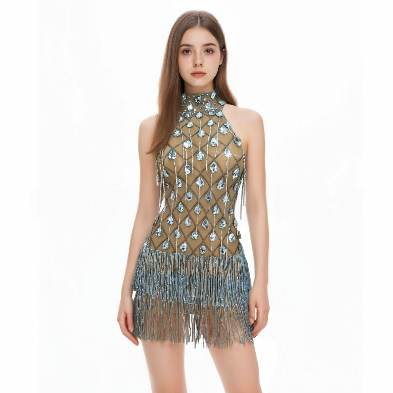 Taylor Swift The Life of a Showgirl Outfit Costume - Sparkle Dress Kelsey Ophelia Taylor Swift Cosplay