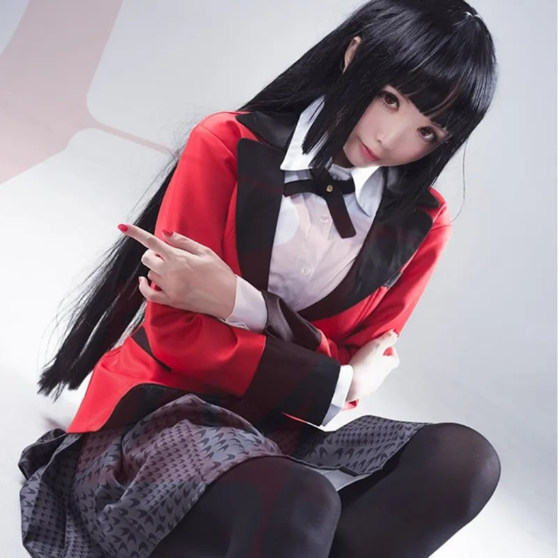 Kakegurui Yumeko Jabami Costume - Uniform Yumeko Jabami Cosplay
