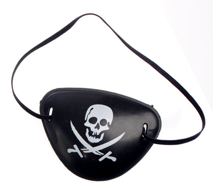 Halloween Pirate Eye Patch Mask Costume