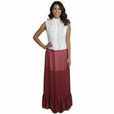 Poor Things Bella Baxter Costume - Shirt Red Skirt Set Bella Baxter Cosplay