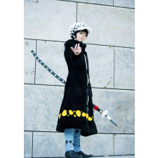 One Piece Trafalgar D Water Law Hat - Reunion After Two Years Trafalgar D Water Law Cosplay Costume Hat