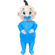 Baby Boy Blue Inflatable Costume - Baby Boy Cosplay