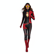 Spider-Man Across The Spider-Verse Jessica Drew Costume - Bodysuit Mask Set Jessica Drew Cosplay