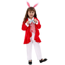 Kids Rabbit Costume - Heart Suit Set Red Rabbit Cosplay