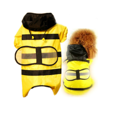 Dog Rain Jacket Bee Costume
