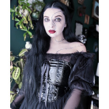 Beetlejuice Delores Costume - Black Dress Delores Cosplay