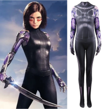Alita Battle Angel Costume - Bodysuit Purple Alita Battle Angel Cosplay