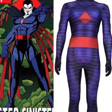 X-Men 97 Mr. Sinister Costume - Purple Red Bodysuit Mr Sinister Cosplay