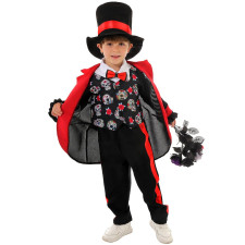Kids Magician Costume - Skeleton Suit Set Magician Cosplay