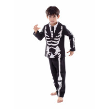Kids Skeleton Costume - Suit Set Skeleton Cosplay