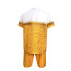 Oktoberfest Beer Costume - Shirt Shorts Tie Set Beer Cosplay