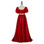 Bridgerton Medieval Regency Costume - Red Dress Medieval Regency Cosplay