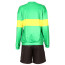 Undertale Chara Costume - Green Shirt Shorts Chara Cosplay