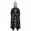 Ghost Papa Emeritus Costume - Black Robe Headdress Papa Emeritus Cosplay