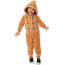 Kids Gingerbread Costume - Onesie Jumpsuit Bells Gingerbread Cosplay