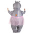 Ballerina Hippopotamus Inflatable Costume - Ballerina Hippo Cosplay