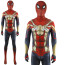 Spider-Man: No Way Home Spider-Man Integrated Suit Costume - Gold Red Bodysuit Spider-Man Integrated Suit Cosplay