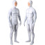Grey Muscleman Costume - Full Suit Grey Muscleman Cosplay