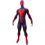 Spider-Man Miles Morales The Vibranium Bodysuit Costume - Purple Bodysuit Mask Spider Man Cosplay