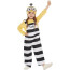 Kids Despicable Me 3 Minion Prisoner Costume - Jumpsuit Hat Prisoner Minion Cosplay