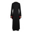 Wednesday Morticia Addams Costume - Black Dress Morticia Addams Cosplay