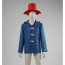Paddington Bear Costume - Blue Jacket Hat Set Paddington Cosplay