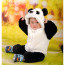 Baby Panda Fleece Lining Costume InCharacter - Onesie Jumpsuit Panda Fleece Lining Cosplay
