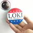 Loki For President Pin - Loki For President Cosplay Costume Prop
