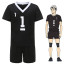 Haikyuu Shinsuke Kita Costume - Black Jersey Shinsuke Kita Cosplay