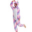 Kids Pink Stripes Unicorn Costume - Onesie Jumpsuit Pink Stripes Unicorn Cosplay