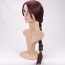 Tomb Raider Lara Croft Wig - Long Brown Braided Wig Hair Lara Croft Cosplay Costume