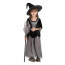 Girls Witch Costume - Grey Dress Hat Set Witch Cosplay