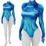Metroid: Zero Mission Samus Aran Zero Bikini Swimsuit Costume - Metallic Swimsuit Samus Aran Zero Cosplay
