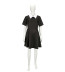 Wednesday The Addams Family Stort Sleeve Dress Cosplay Costume