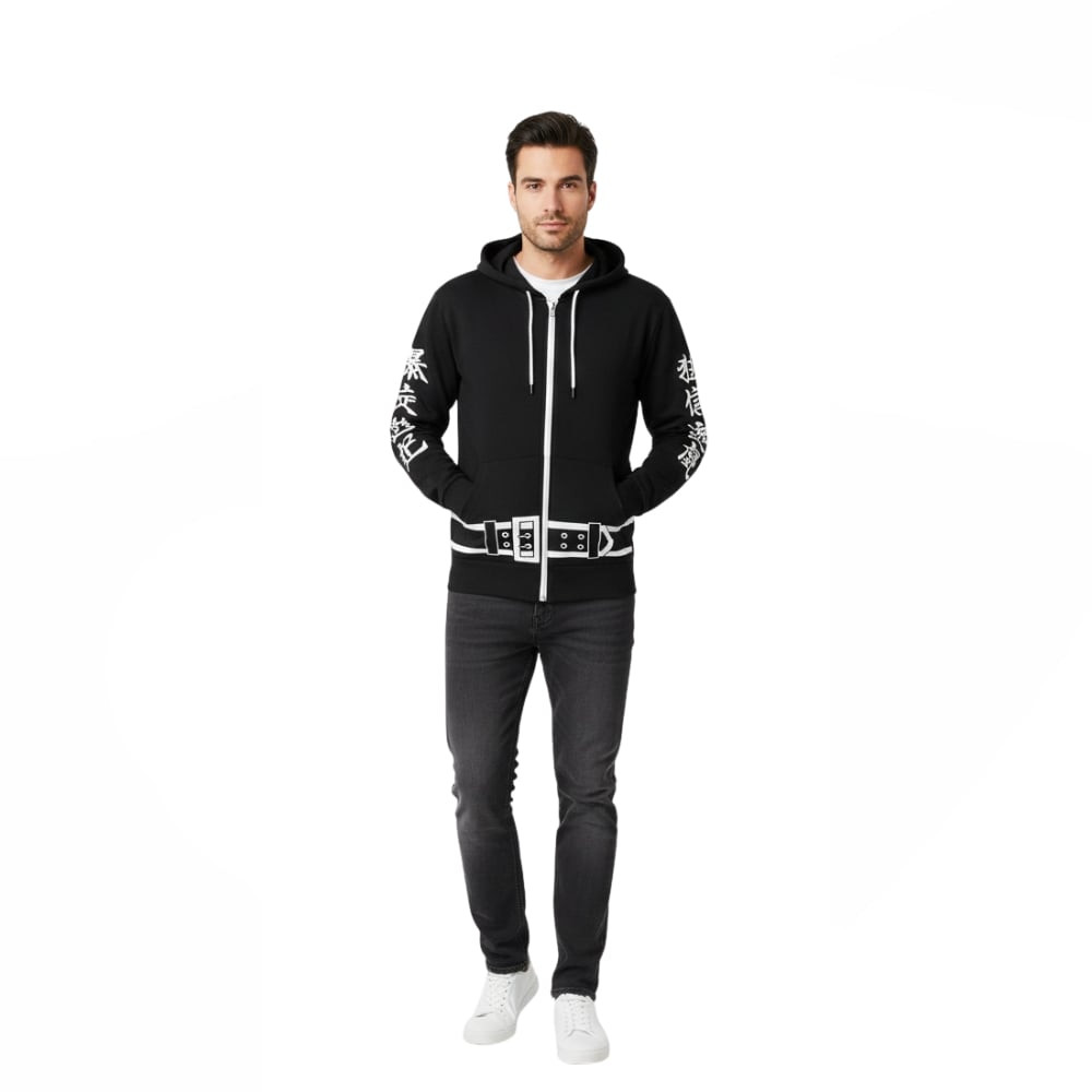 Tokyo Revengers Brahman Gang Costume - Black Hoodie Brahman Gang Cosplay