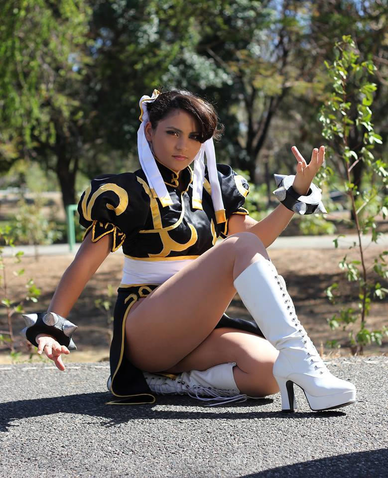 Street Fighter Chun Li Costume - Black Suit Chun Li Cosplay