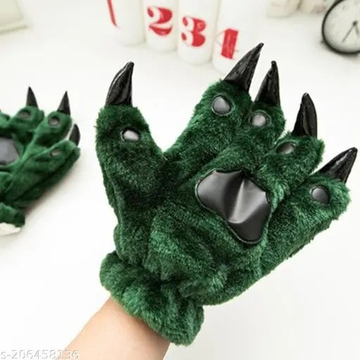 Green Monster Gloves Prop - Green Monster Costume Cosplay Prop