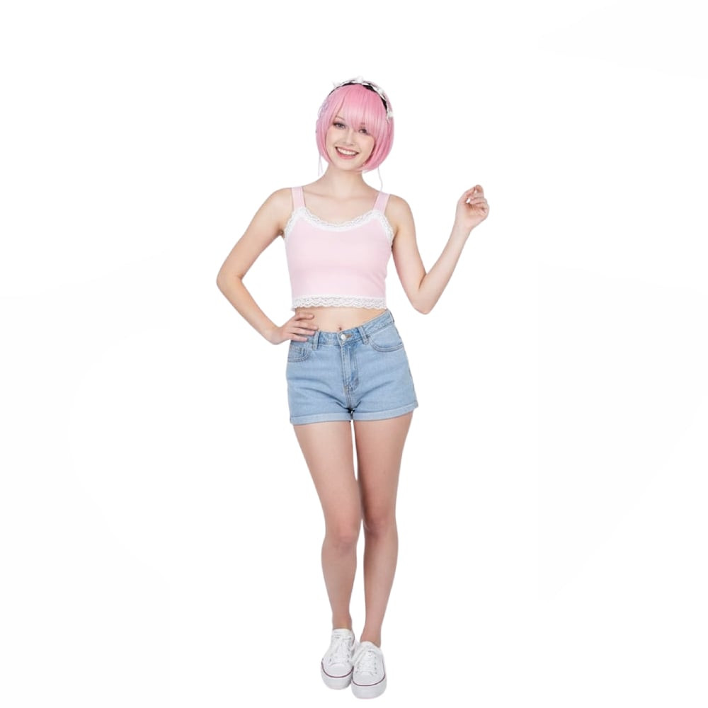 Re Zero Rem Blue Pink For Adults