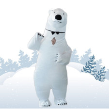 Inflatable Polar Bear Costume