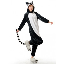 Kids Lemur Costume - Onesie Jumpsuit Lemur Cosplay